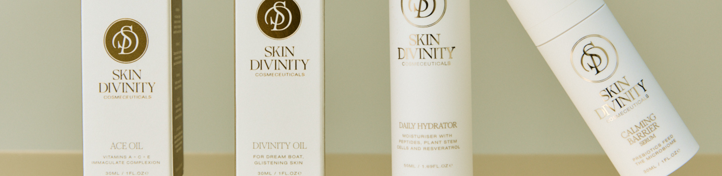 Skin Divinity Cosmeceuticals Collection Header